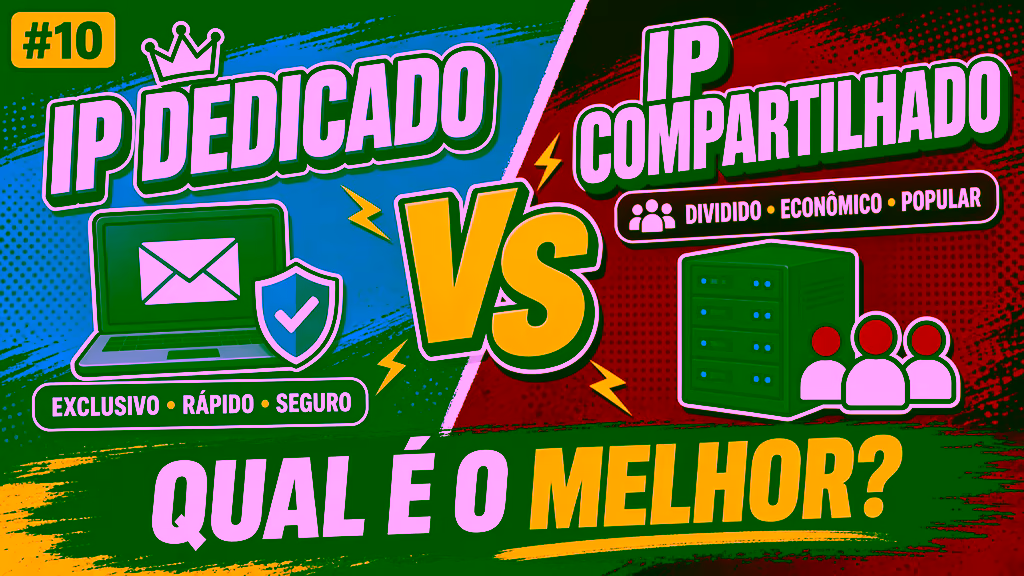 IP Dedicado ou Compartilhado — e Entregabilidade nos Provedores do Brasil