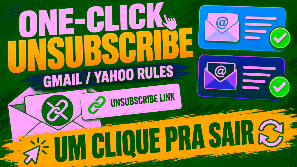 One-Click Unsubscribe no Gmail e Yahoo: O Que Mudou (e o List-Unsubscribe)